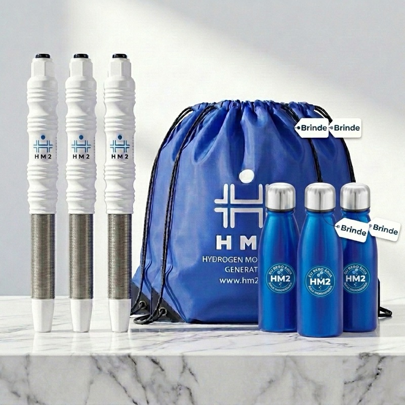 3 sabres HM2 com garrafas exclusivas e mochilas premium